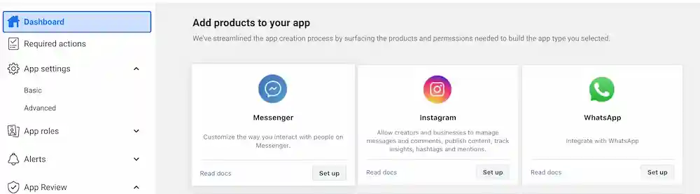 Step 1 - Add Facebook Login for Business