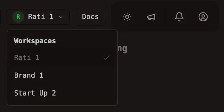 Switch to Other Workspaces